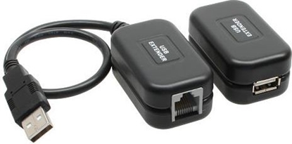 Attēls no Adapter USB InLine USB - RJ45 Czarny  (33600A)