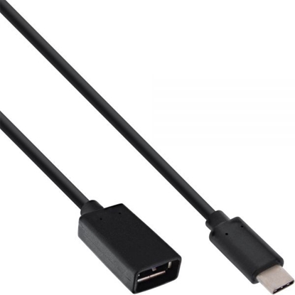 Attēls no Adapter USB InLine USB-C - USB Czarny  (35800)