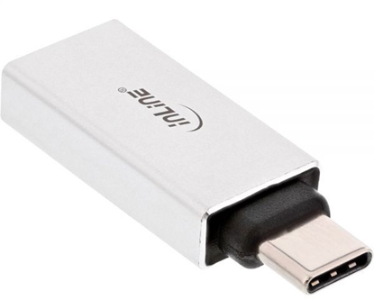 Attēls no Adapter USB InLine USB-C - USB Srebrny  (35801)
