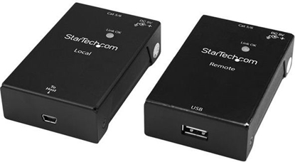 Изображение Adapter USB StarTech USB2001EXTV USB - RJ45 Czarny  (USB2001EXTV)