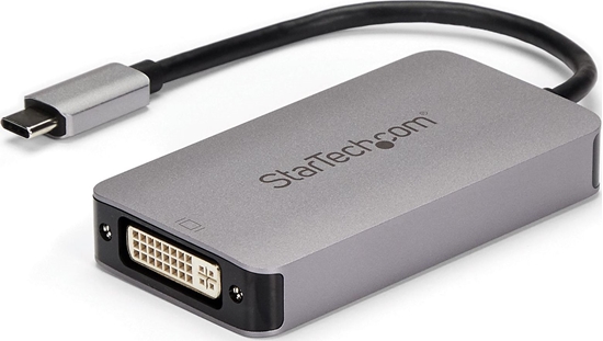 Изображение Adapter USB StarTech USB-C - DVI Srebrny  (CDP2DVIDP)