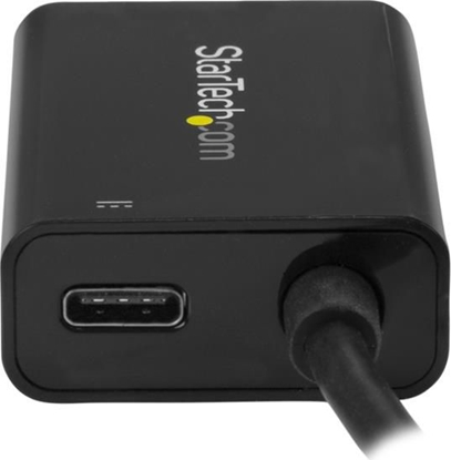 Picture of Adapter USB StarTech USB-C - VGA + USB-C Czarny  (CDP2VGAUCP)