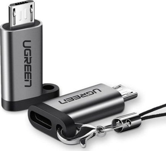 Изображение Adapter USB Ugreen USB-C - microUSB Szary  (ugreen_20200327152723)