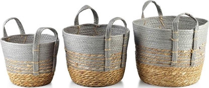 Attēls no Affek Design BALI Komplet 3 koszy 33x33xH:26/28x28xH:23/23x23xH:20cm