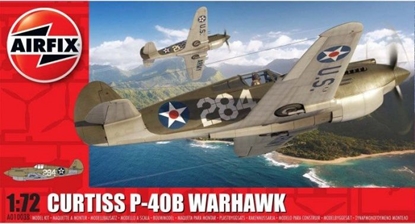 Attēls no Airfix Model do sklejania Curtiss P-40B Warhawk