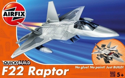 Изображение Airfix Model plastikowy QUICKBUILD F-22 Raptor