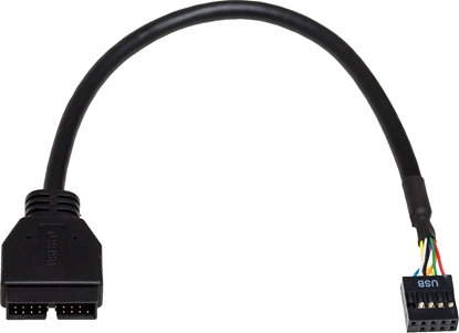 Изображение Akyga Adapter USB 2.0 - USB 3.0, czarny (AK-CA-28)