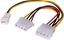 Изображение Akyga Molex x2 - 3-pin, 0.15m, Wielokolorowy (AK-CA-35)