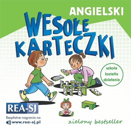 Picture of ANGIELSKI WESOŁE KARTECZKI ZIELONY BESTSELLER