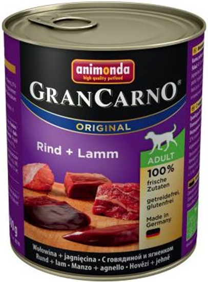 Изображение Animonda GranCarno Original Adult Wołowina i jagnięcina 800g