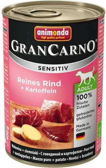 Изображение Animonda GranCarno Sensitive Wołowina i Ziemniaki 800g