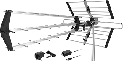 Picture of Antena RTV Cabletech Antena kierunkowa zewnętrzna Cabletech do cyfrowej TV naziemnej HD DVB-T2 Filtr LTE + wzmacniacz