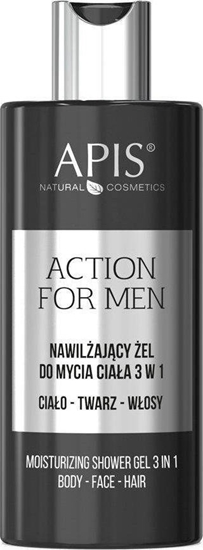 Picture of APIS APIS_Action For Men 3in1 nawilżający żel do mycia ciała twarzy i włosów 300ml