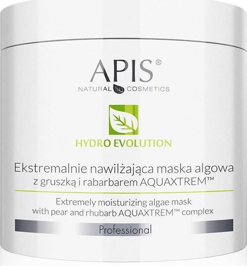 Изображение APIS APIS_Hydro Evolution Moisturizing Algae Mask ekstremalnie nawilżająca maska algowa z gruszką i rabarbarem 200g