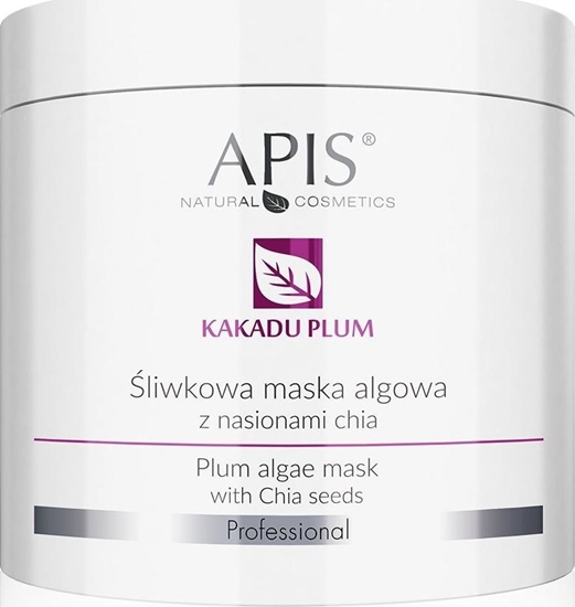 Изображение APIS APIS_Kakadu Plum Algae Mask śliwkowa maska algowa z nasionami chia 200g