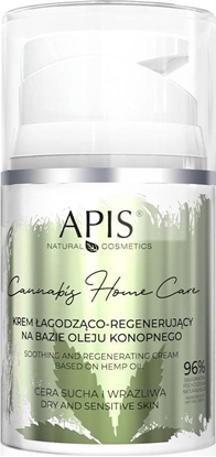 Изображение APIS Krem Łagodząco-regenerujący na bazie oleju konopnego, 50 ml