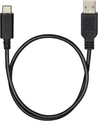 Attēls no Kabel USB Art USB-A - USB-C 0.5 m Czarny (KABUSB2 A-C 0.5M AL-OEM-117)