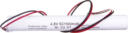 Picture of AWEX Akumulator 4,8V 1500mAh niklowo-kadmowy NiCd 4,8V 1500mAh