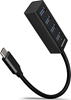 Изображение HUE-M1C Hub 4-portowy Mini metalowy USB 3.2 Gen 1, 20cm USB-C kabel