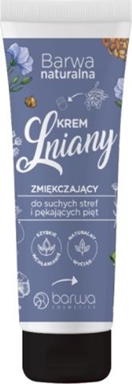 Picture of Barwa Naturalna lniany zmiękczający krem do suchych stref i pękających pięt 75ml