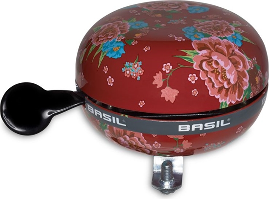 Изображение Basil Dzwonek Rowerowy BIG BELL BLOOM 80 mm Scarlet Red (BAS-50393)