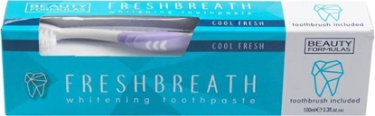 Picture of Beauty Formulas BEAUTY FORMULAS_Freshbreath Whitening Toothpaste wybielająca pasta do zębów 100ml + szczoteczka 1 szt.