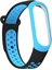 Изображение Beline Beline pasek Mi Band 3/4 design czarno-niebieski/black-blue