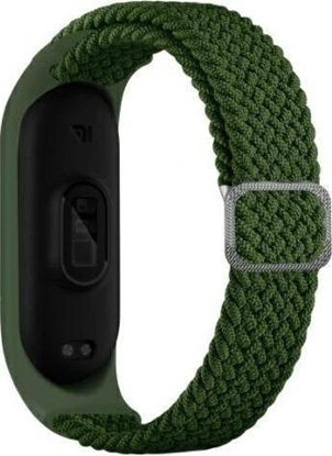 Изображение Beline Beline pasek Mi Band 3/4 Textile zielony/green