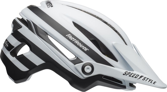 Picture of Bell Kask mtb Sixer Integrated Mips fasthouse stripes matte white black r. L (58-62 cm) (BEL-71015)