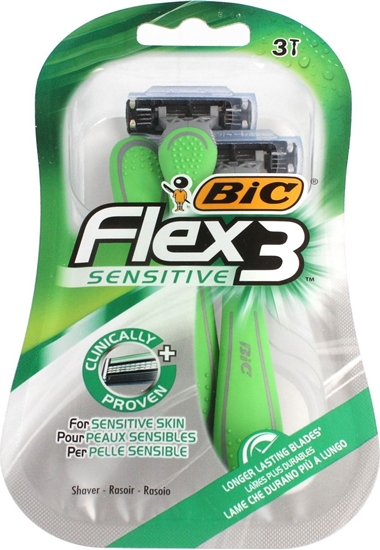 Изображение Bic Bic Maszynka do golenia Flex 3 Sensitive 1op.-3szt