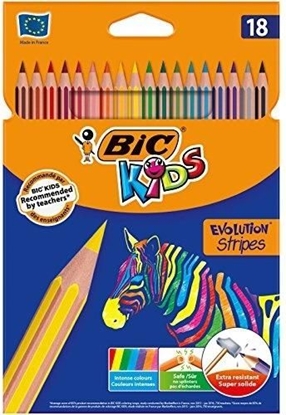 Picture of Bic Kredki Eco Evolution Stripes 14+4 kolory (950524)