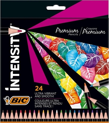 Attēls no Bic Kredki ołówkowe Intensity Premium 24 kolory