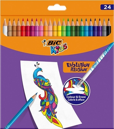 Изображение Bic Kredki ołówkowe Kids Evolution Illusion 24 kol BIC