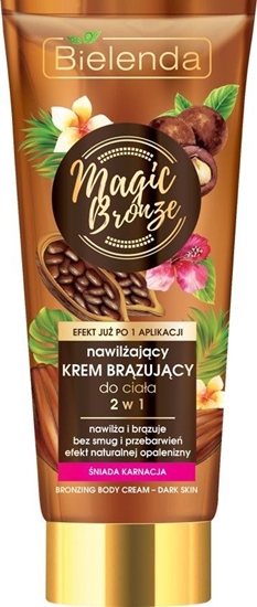 Picture of Bielenda Magic Bronze Nawilżający Krem brązujący do ciała 2w1 - śniada karnacja 200ml