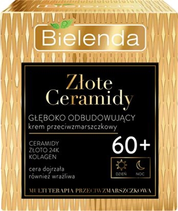 Attēls no Bielenda Złote ceramidy Krem przeciwzmarszczkowy 60+