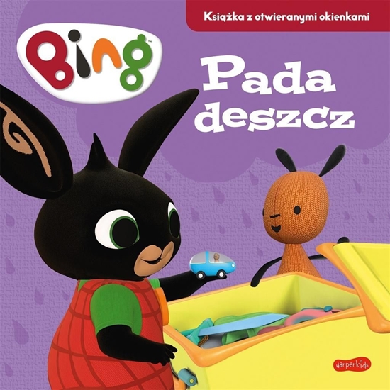 Изображение Bing. Pada deszcz. Książka z otwieranymi okienkami