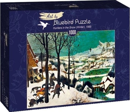 Изображение Bluebird Puzzle Puzzle 1000 Myśliwi na śniegu, Brurghel