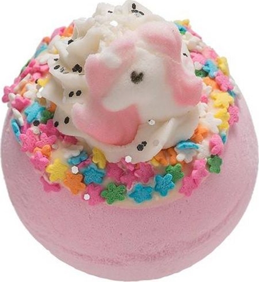 Изображение Bomb Cosmetics BOMB COSMETICS_I Believe In Unicorns Bath Blaster musująca kula do kąpieli 160g