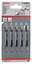 Picture of Bosch 2 608 630 310 jigsaw/scroll saw/reciprocating saw blade Jigsaw blade High carbon steel (HCS) 5 pc(s)