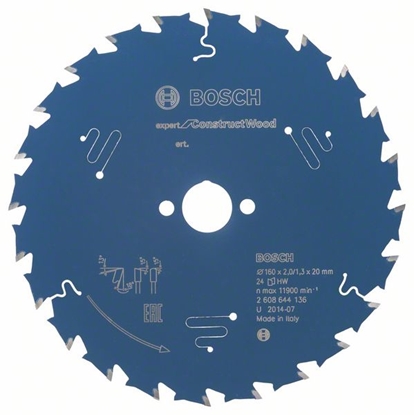 Attēls no Bosch 2 608 644 136 circular saw blade 16 cm 1 pc(s)