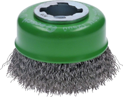 Picture of Bosch Bosch X-LOCK cup brush Clean for Inox 75mm, corrugated (O 75 mm, 0.3 mm wire)