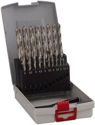 Изображение Bosch metal drill set HSS-G w. Box 19 pcs  1,0-10,0 mm