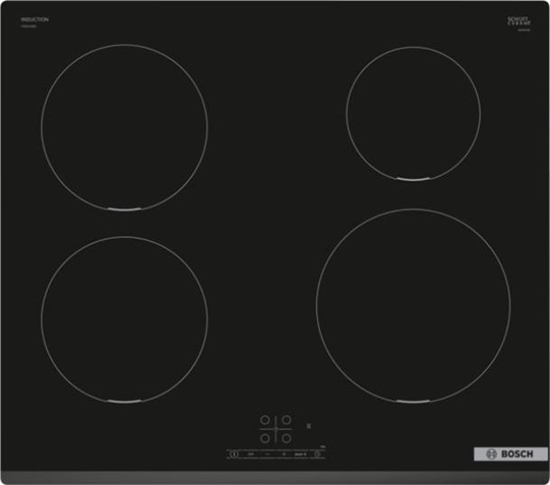 Изображение Bosch Serie 4 PIE631BB5E hob Black Built-in 60 cm Zone induction hob 4 zone(s)