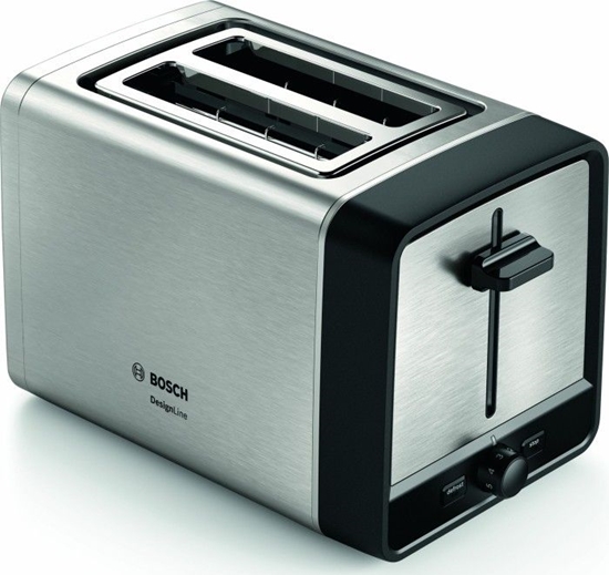 Изображение Bosch TAT5P420DE toaster 2 slice(s) 970 W Black, Silver