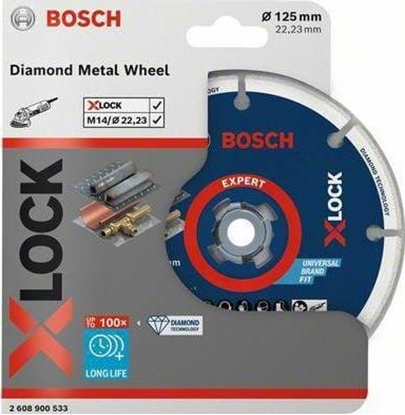 Изображение Bosch X-LOCK Dia Cutting Disc 125x22.23mm