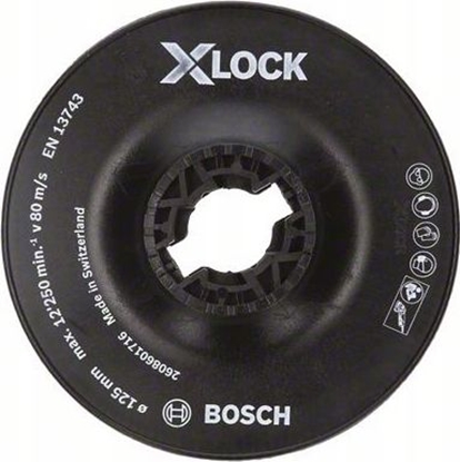 Изображение Bosch 2 608 601 716 angle grinder accessory Backing pad