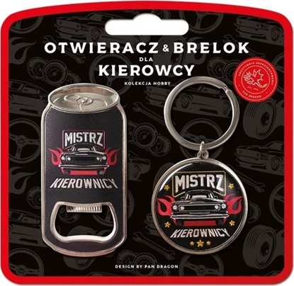 Изображение Breloczek Pan Dragon Zestaw brelok + otwieracz dla kierowcy