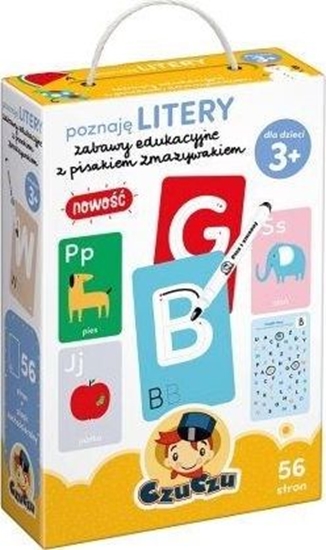 Изображение Bright Junior Media Poznaję Litery Zabawy Edukacyjne Z Pisakiem Zmazywakiem