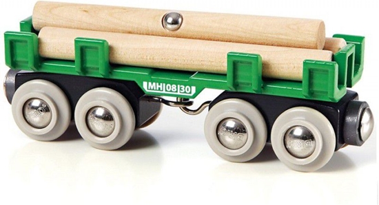 Picture of Brio Wagon z drewnem (33696)