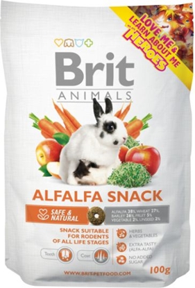 Attēls no Brit Animals Alfaalfa Snack for rodents 100g